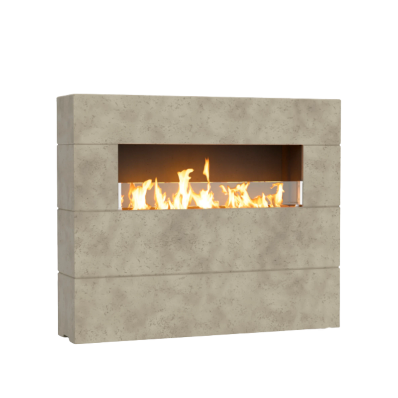 American Fyre Designs Milan Tall Linear Fireplace | GW STORE