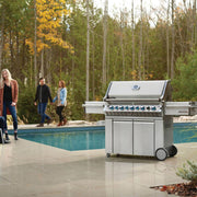 Napoleon Prestige PRO™ 665 RSIB Freestanding Gas Grill with Infrared side and Rear Burner | GW STORE