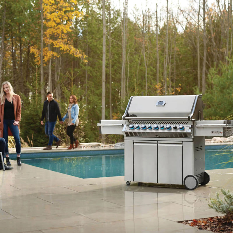 Napoleon Prestige PRO™ 665 RSIB Freestanding Gas Grill with Infrared side and Rear Burner | GW STORE