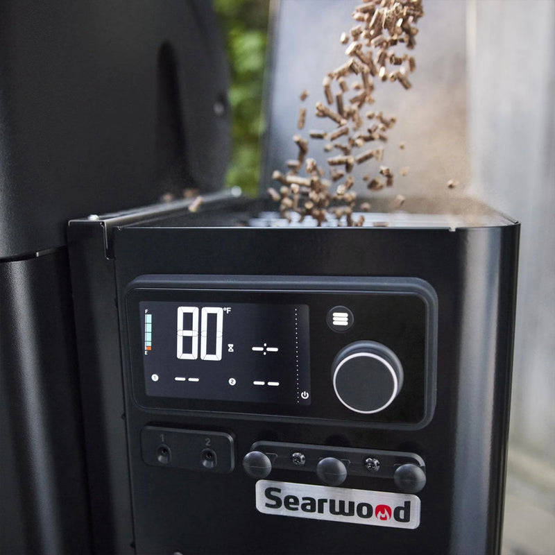 Weber Searwood XL 600 Freestanding Pellet Grill Porcelain Coated Steel | GW STORE