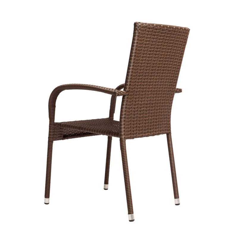 Well Traveled Living Set of 4 Morgan Outdoor Wicker Chairs | GW STORE