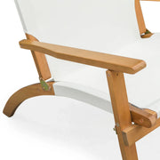 Well Traveled Living Walker Outdoor Wooden Folding Lounge Chair | GW STORE