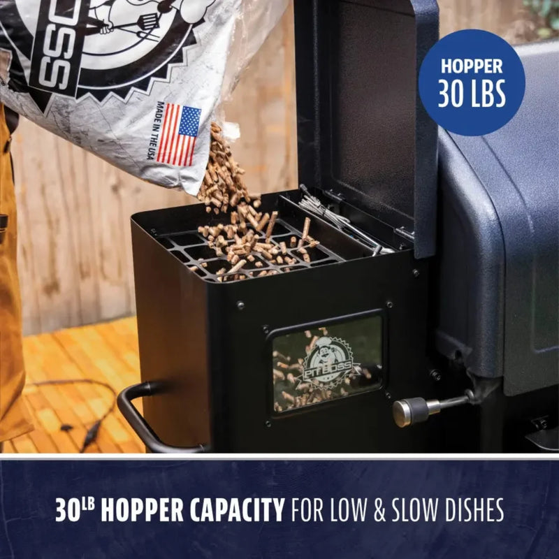 Pit Boss Navigator 1600 Series WiFi & Bluetooth Freestanding Wood Pellet Grill & Smoker | GW STORE