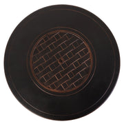 Well Traveled Living Perissa Woven Round Aluminum Propane Fire Pit | GW STORE