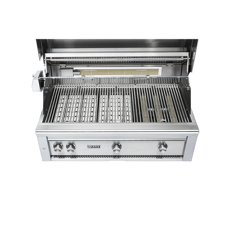 Lynx L42TRF Professionals 42-Inch Freestanding Gas Grill With One Infrared Trident Burner And Rotisserie | GW STORE