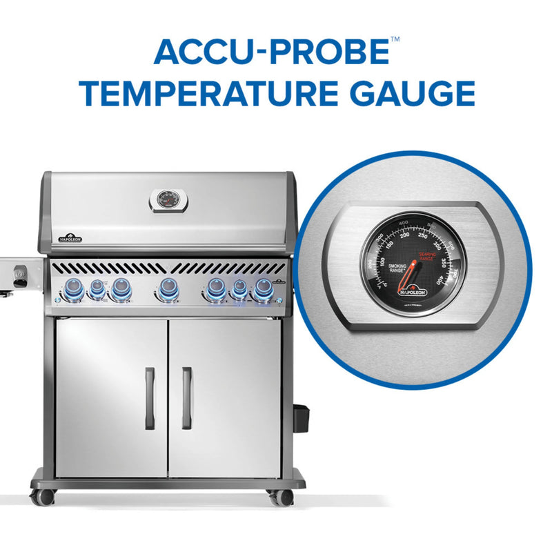 Napoleon Rogue® PRO-S 625 RSIB Gas Stainless Steel Grill with Infrared Side & Rear Burner | GW STORE