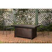Well Traveled Living Weyland Rectangle Aluminum Propane Fire Pit | GW STORE