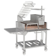 Tagwood BBQ33SS Argentine Freestanding Clamp Grill w/ Firebox | GW STORE
