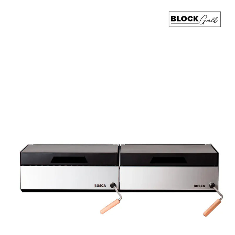 Bosca Pack Block 500 20" + Block 500 20" Built-in Charcoal Grill | GW STORE