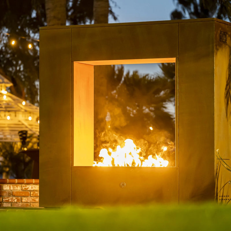 The Outdoor Plus Propane Gas Metal Powder Coat Williams Fireplace | GW STORE
