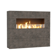 American Fyre Designs Milan Tall Linear Fireplace | GW STORE