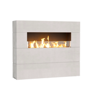 American Fyre Designs Milan Tall Linear Fireplace | GW STORE