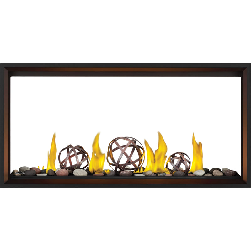 Napoleon Tall Linear Vector™ 50 See Through Direct Vent Natural Gas Fireplace - Electronic Ignition | GW STORE