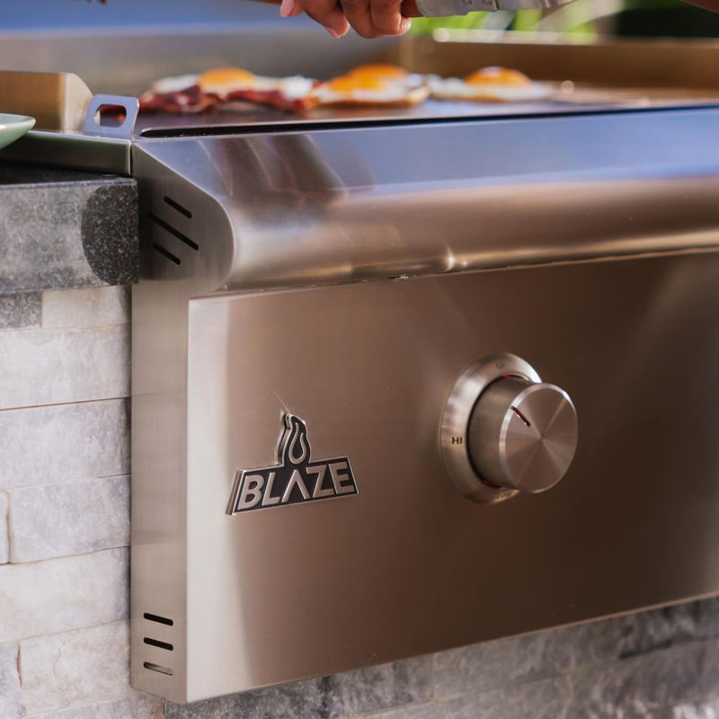 Blaze LTE+ 30-Inch Built-in Gas Griddle w/ Lift-Assist Hood | Buy at GW STORE