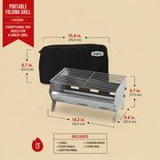 Ingrill Stainless Steel Charcoal Portable Grill | GW STORE