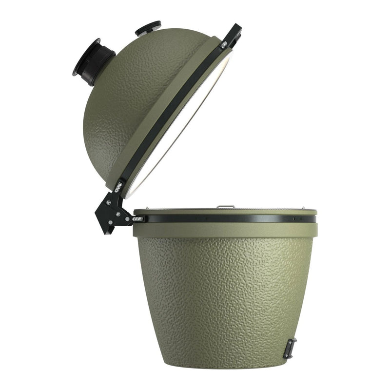 BSTRD XL Solo Alpine Green Built-In Kamado Charcoal Grill | GW STORE