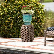 Well Traveled Living Maya Oval Garden Stool | GW STORE