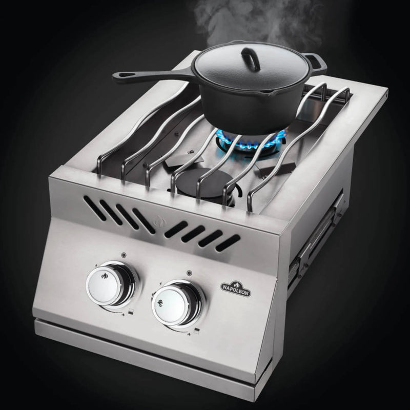 Napoleon BI12RTPSS Built-in 500 Series Inline Dual Range Top Burner | GW STORE