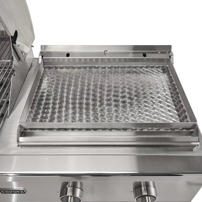 Coyote 50-Inch Built-in Gas Grill & Flat Top Combo | GW STORE