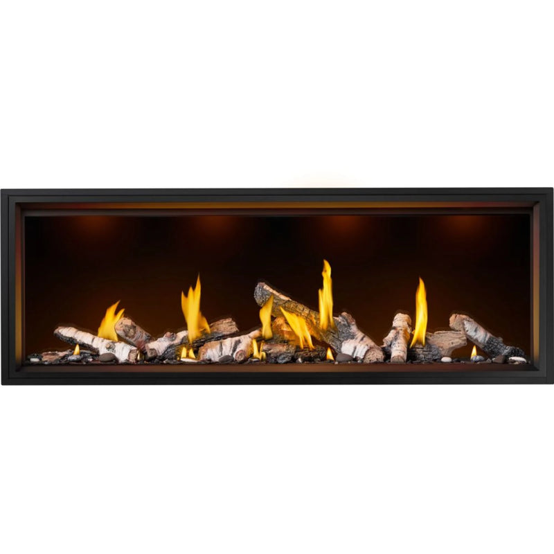Napoleon Tall Vector 74 Direct Vent Natural Gas Fireplace w/ Luminous Logs - Electronic Ignition | GW STORE