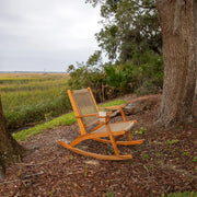 Well Traveled Living Vega Outdoor Rocking Chair with Beverage Holder | GW STORE