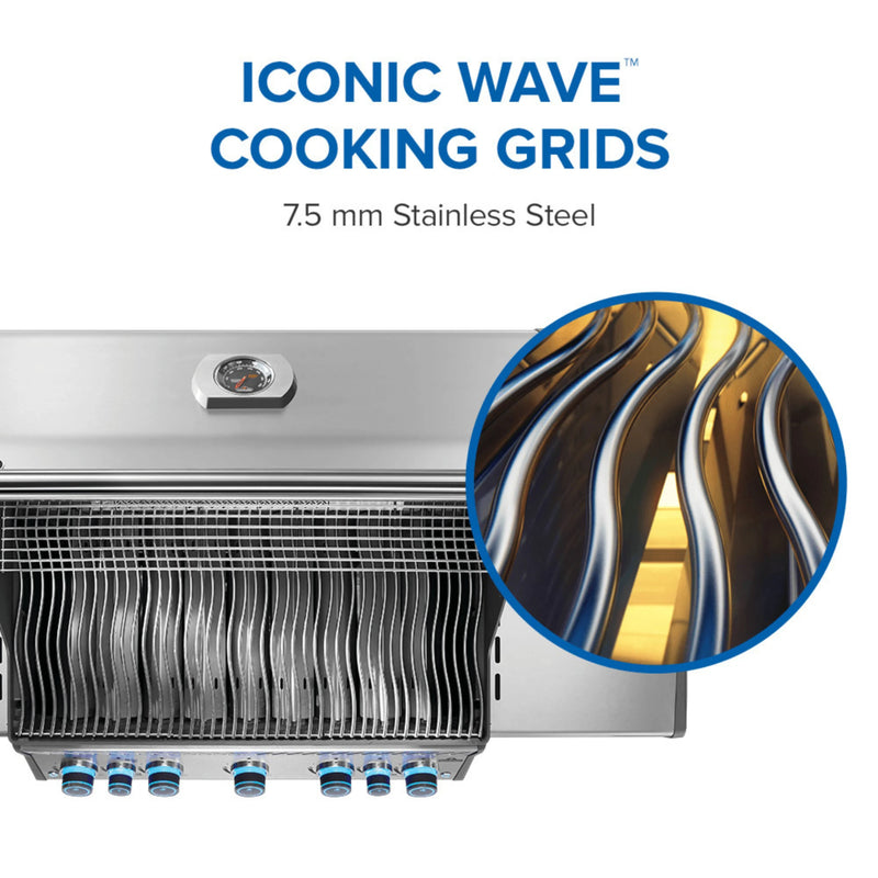 Napoleon Rogue® PRO-S 625 RSIB Gas Stainless Steel Grill with Infrared Side & Rear Burner | GW STORE