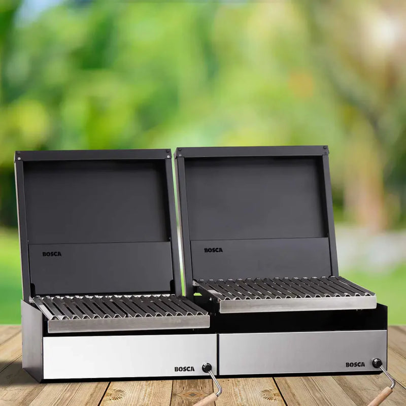 Bosca Pack Block 500 20" + Block 500 20" Built-in Charcoal Grill | GW STORE