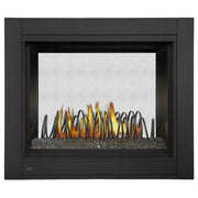 Napoleon Ascent Multi-View Gas Fireplace 3-Sided Peninsula Glass Bed   | GW STORE