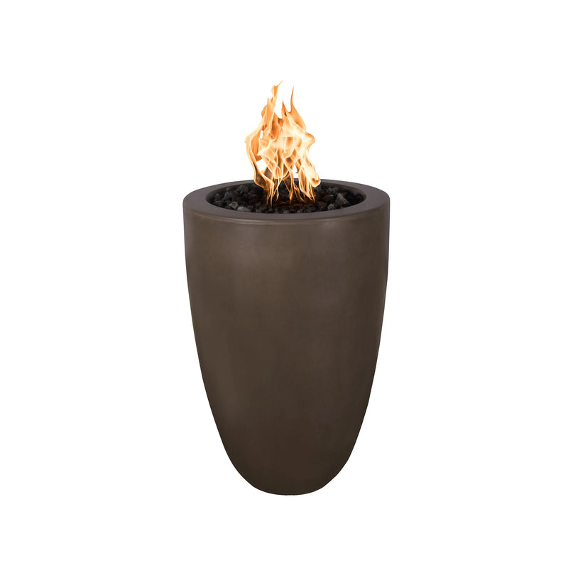The Outdoor Plus Castillo Fire Pillar Concrete With Access Door | GW STORE