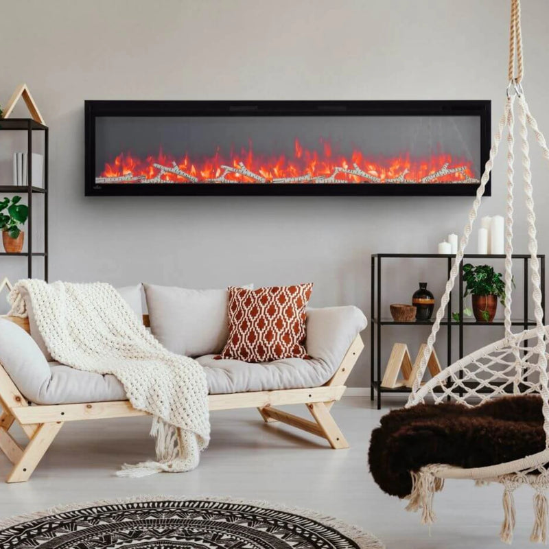 Napoleon Entice™ 72 Wall-Hanging Electric Fireplace | GW STORE