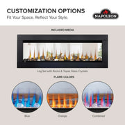 Napoleon CLEARion Elite 60 Built-in See Through Electric Fireplace | GW STORE