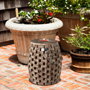 Well Traveled Living Maya Oval Garden Stool | GW STORE