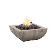 American Fyre Desings 36 Inch Bordeaux Square Reclaimed Wood Fire Bowl | GW STORE