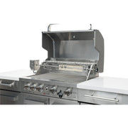 Mont Alpi MA-957RSFC 6 Ft Propane Outdoor Kitchen Island w/ Refrigerator | GW STORE