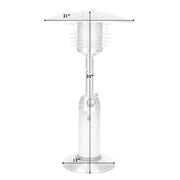 Well Traveled Living Stainless Steel Propane Table Top Patio Heater | GW STORE