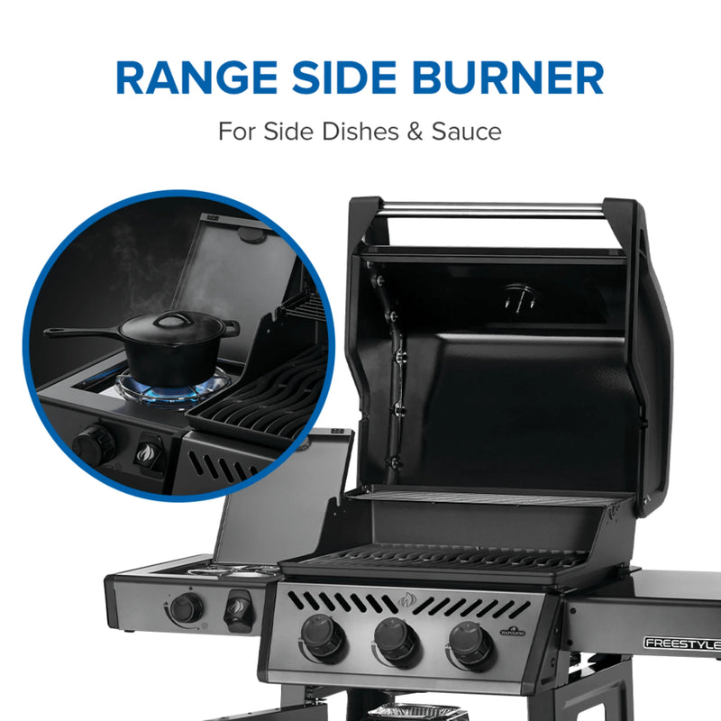 Napoleon F365DSBPGT-ECP Freestyle 365 SB with Range Side Burner | GW STORE