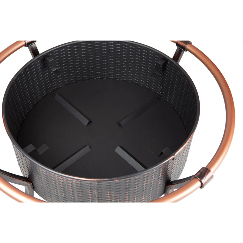 Well Traveled Living Copper Rail Fire Pit | GW STORE
