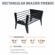 Tromen Rectangular Brazier Firebox | GW STORE