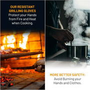 Grillnovations BBQ Glove Bundle Heat Resistant & Non-Slip | GW STORE