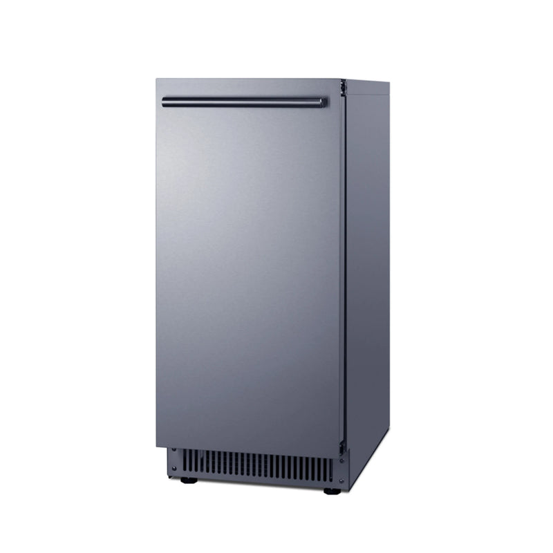 Summit Outdoor Clear Icemaker ADA Compliant Stainless Steel