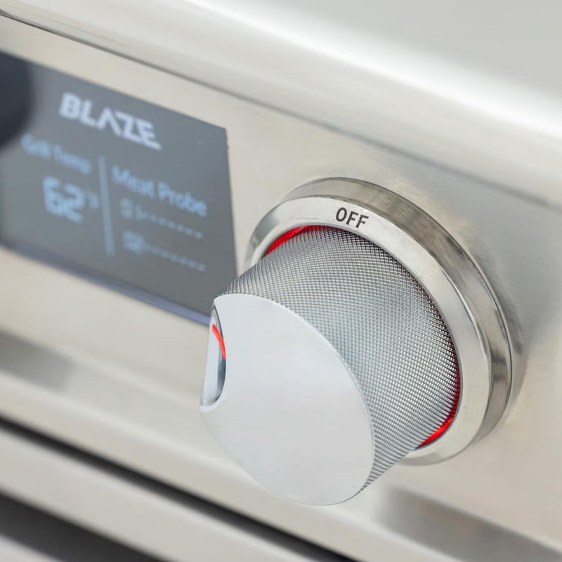 Blaze LTE PRO 40-Inch 5-Burner Built-in Gas Grill w/ Digital Temperature Screen & Rear Infrared Burner | GW STORE