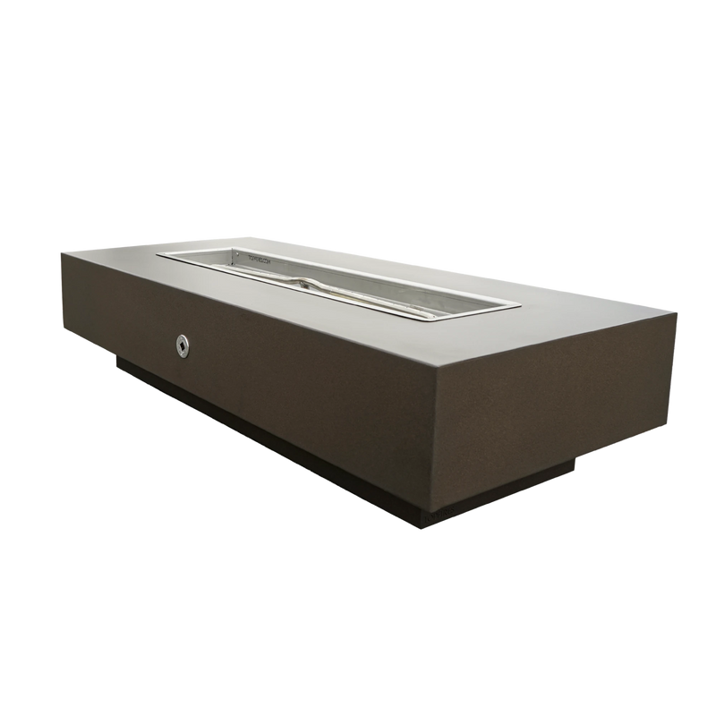 The Outdoor Plus Coronado Rectangular Fire Pit LP | GW STORE