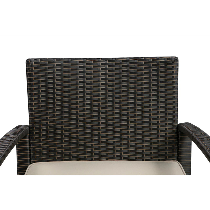 Well Traveled Living Bern Balcony Chat Set in Mocha Wicker | GW STORE