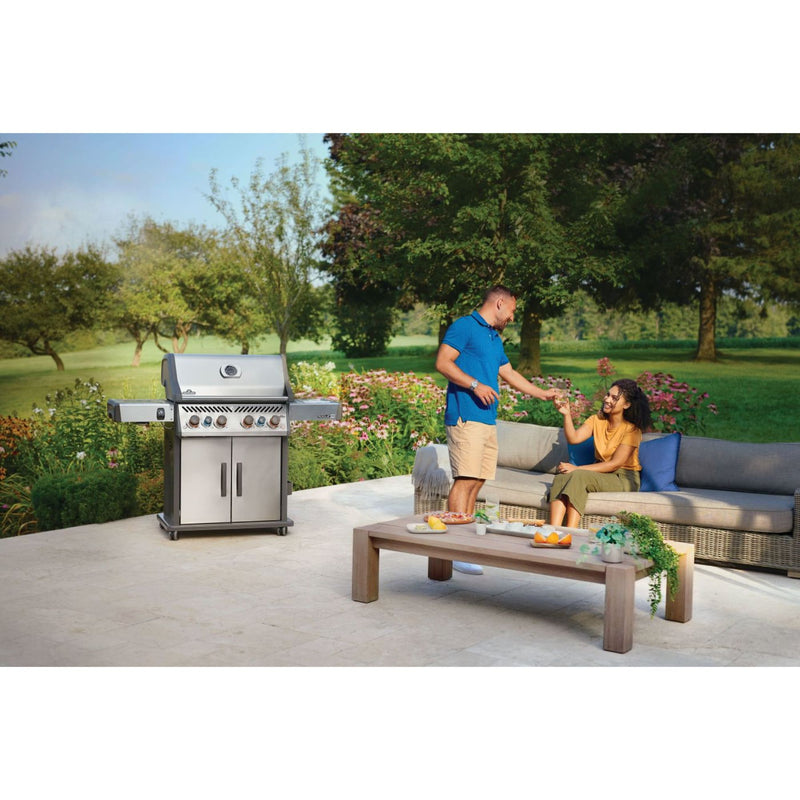 Napoleon Rogue PRO-S 525 RSIB Freestanding Gas Grill w/ Infrared Side and Rear Burner | GW STORE