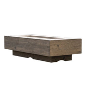 The Outdoor Plus Coronado Woodgrain Natural Gas Fire Pit | GW STORE