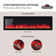 Napoleon Entice™ 60 Wall-Hanging Electric Fireplace | GW STORE