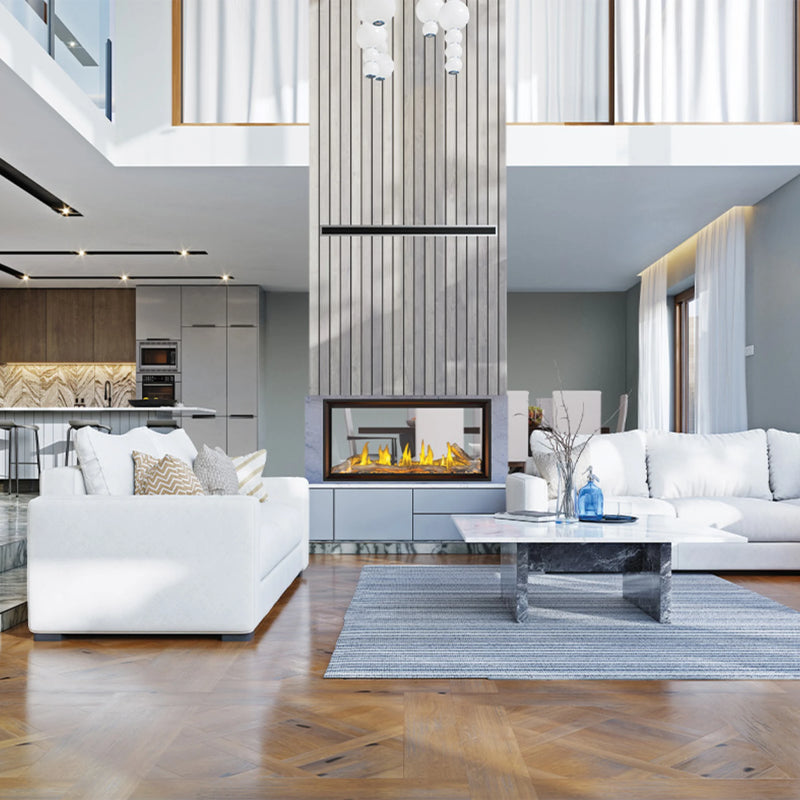 Napoleon Tall Linear Vector™ 62 See Through Direct Vent Natural Gas Fireplace - Electronic Ignition | GW STORE
