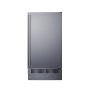 Summit BIM271OS Outdoor Clear Icemaker Stainless Steel Built-in Undercounter | GW STORE