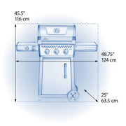 Napoleon F365DSBPGT-ECP Freestyle 365 SB with Range Side Burner | GW STORE