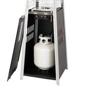 Well Traveled Living Coronado Brushed Bronze Pyramid Flame Propane Patio Heater | GW STORE